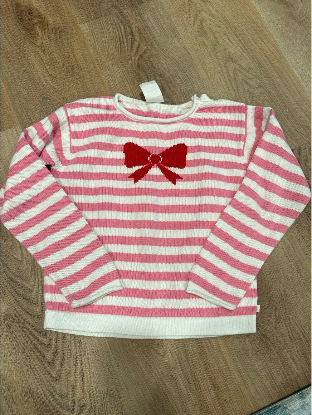 Bella Bliss pink bow sweater
